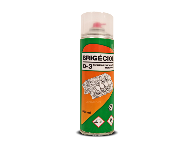 BRIGECIOL Brigéciol D-3 Emulziós Zsírtalanító Motormosó spray 500ml